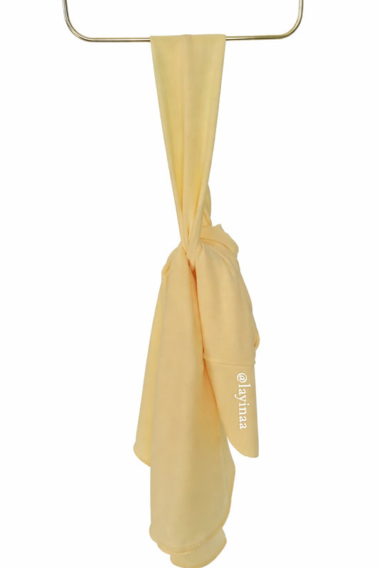 Cagoule jaune jersey premium