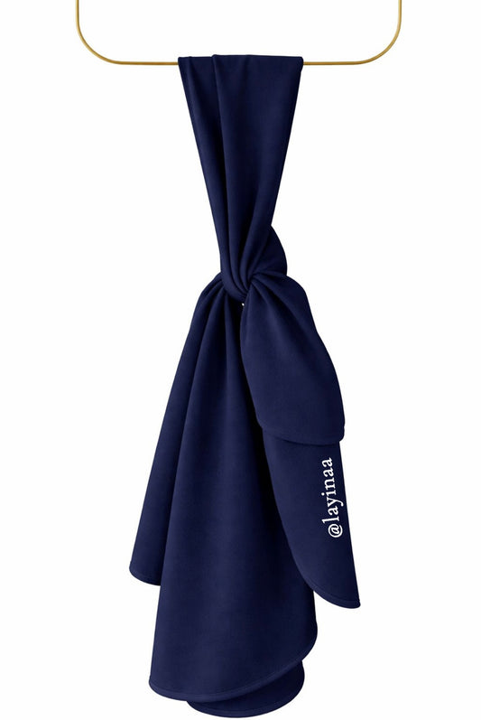 Cagoule bleu marine jersey premium