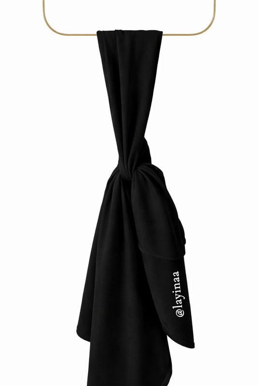 Cagoule noir jersey premium