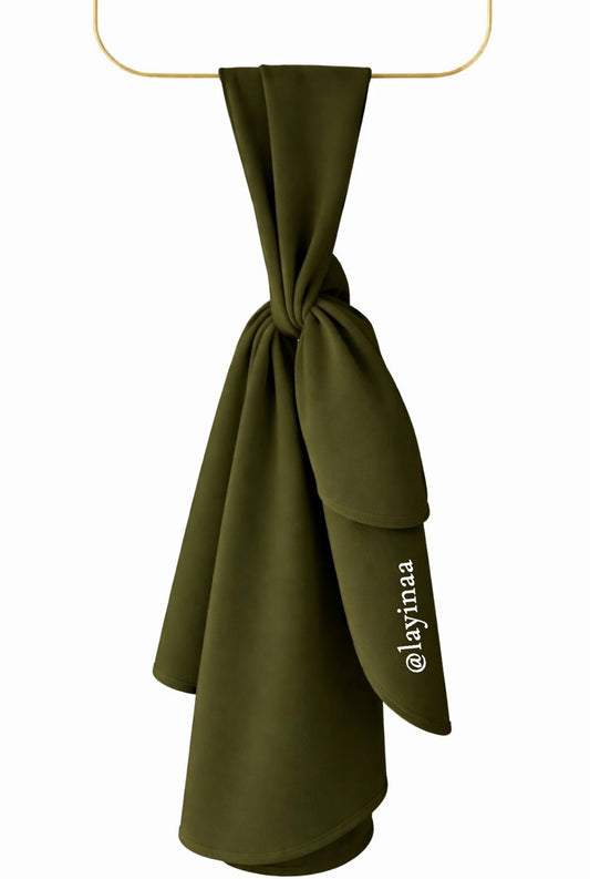 Cagoule kaki jersey premium