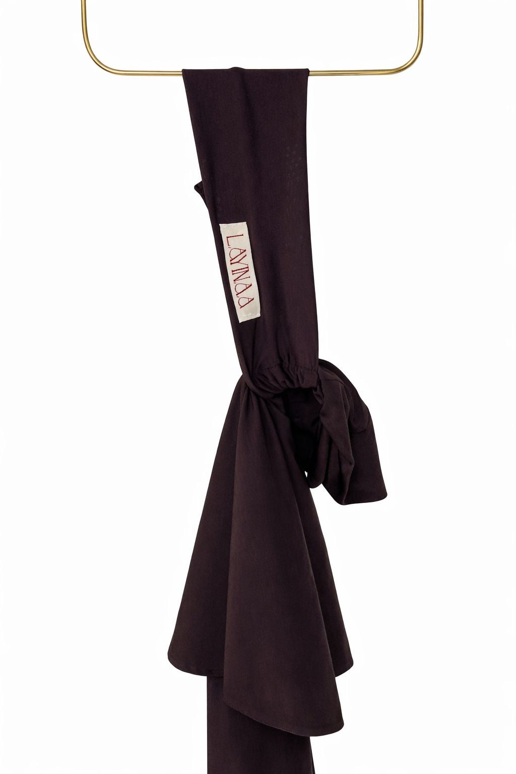 Cagoule marron jersey liquid