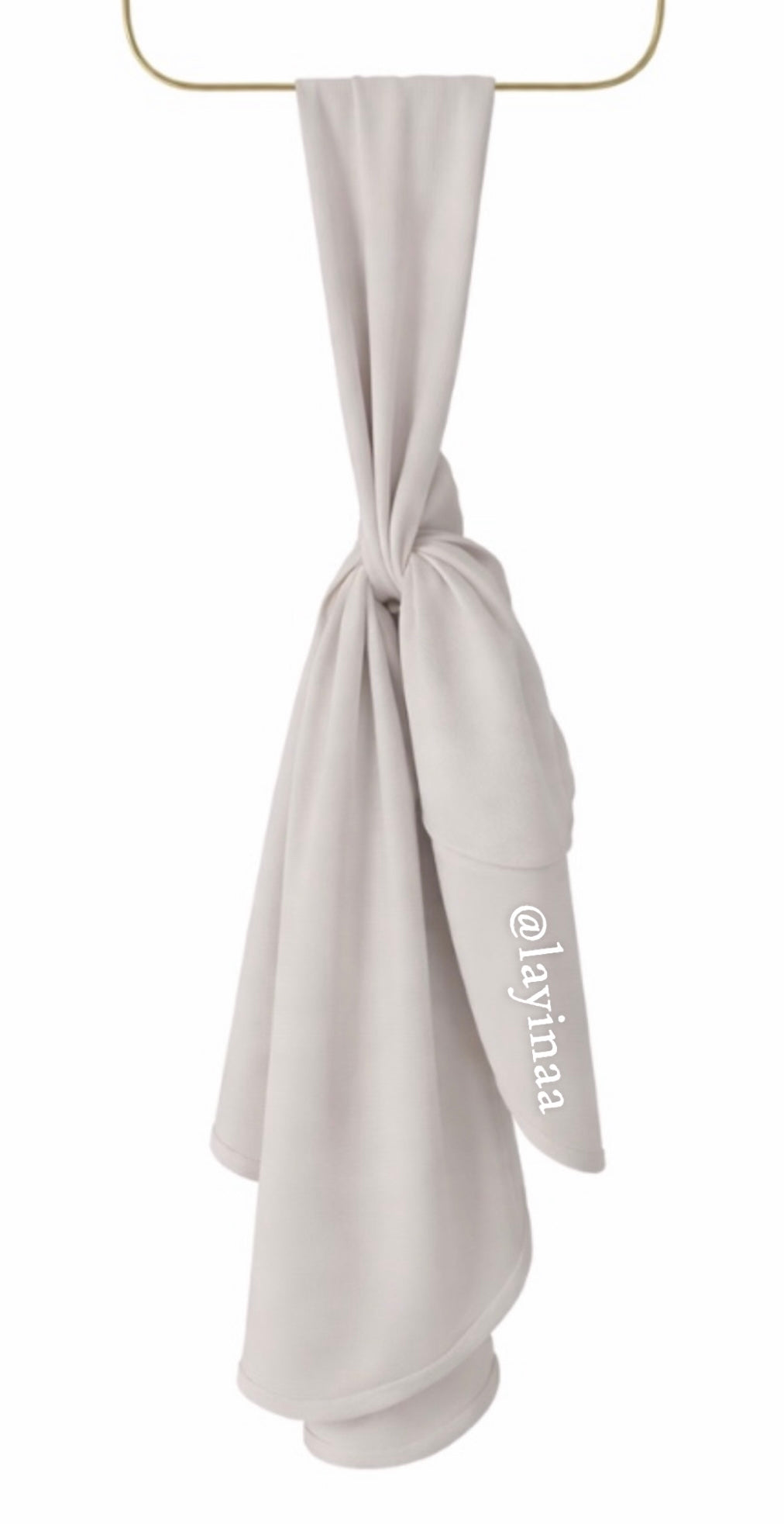 Cagoule gris clair jersey premium